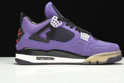 Jordan Travis Scott 4 Purple Retro x 1111